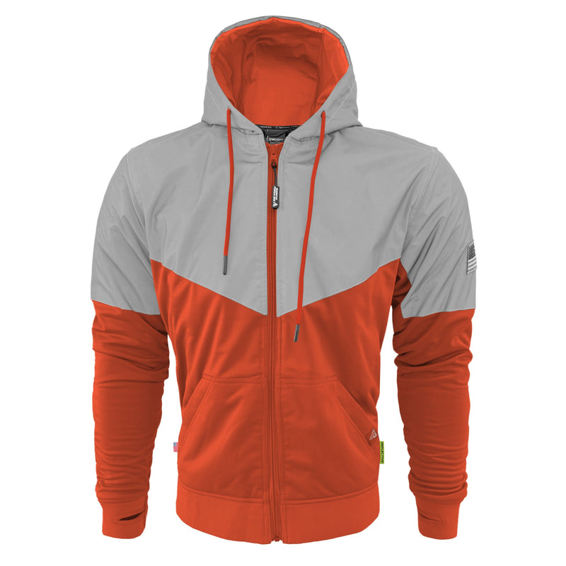 Load image into Gallery viewer, Ultra Reflective Hoodie Orange Eclipse