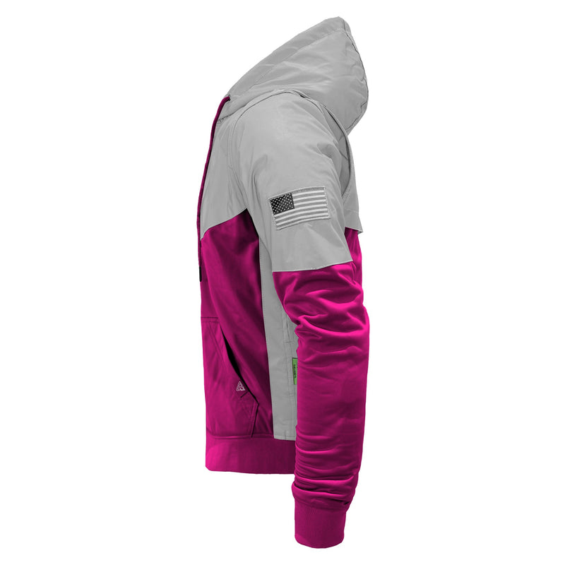 Load image into Gallery viewer, Ultra Reflective Hoodie Pink Eclipse