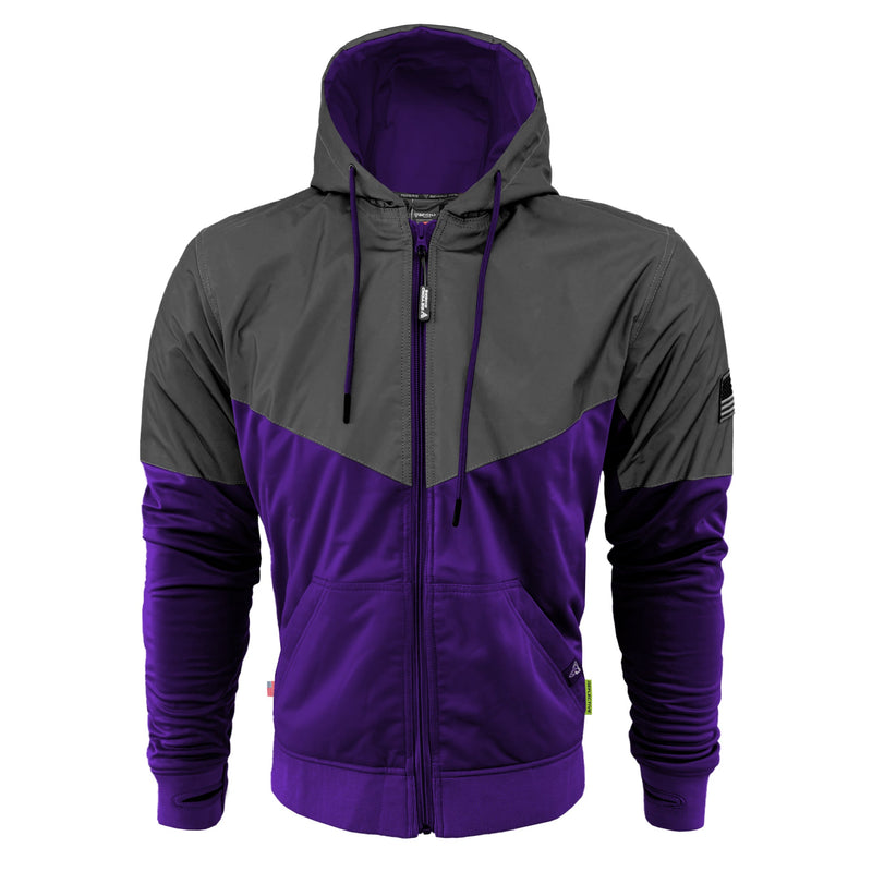 Load image into Gallery viewer, Ultra Reflective Hoodie Purple Nebula
