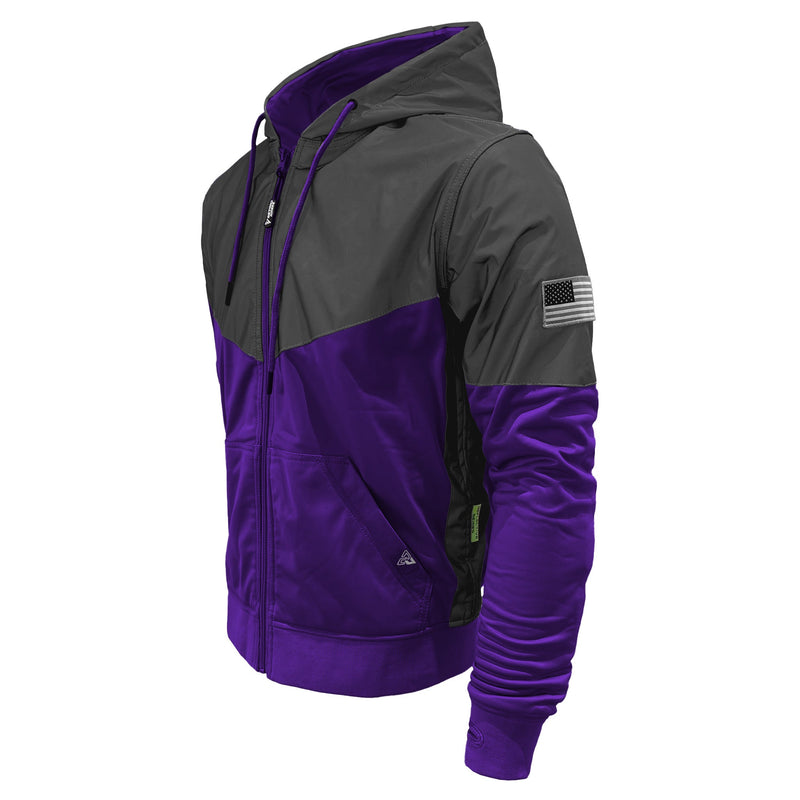 Load image into Gallery viewer, Ultra Reflective Hoodie Purple Nebula