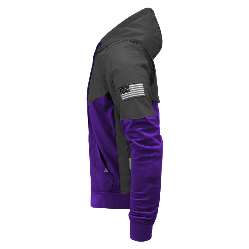 Load image into Gallery viewer, Ultra Reflective Hoodie Purple Nebula