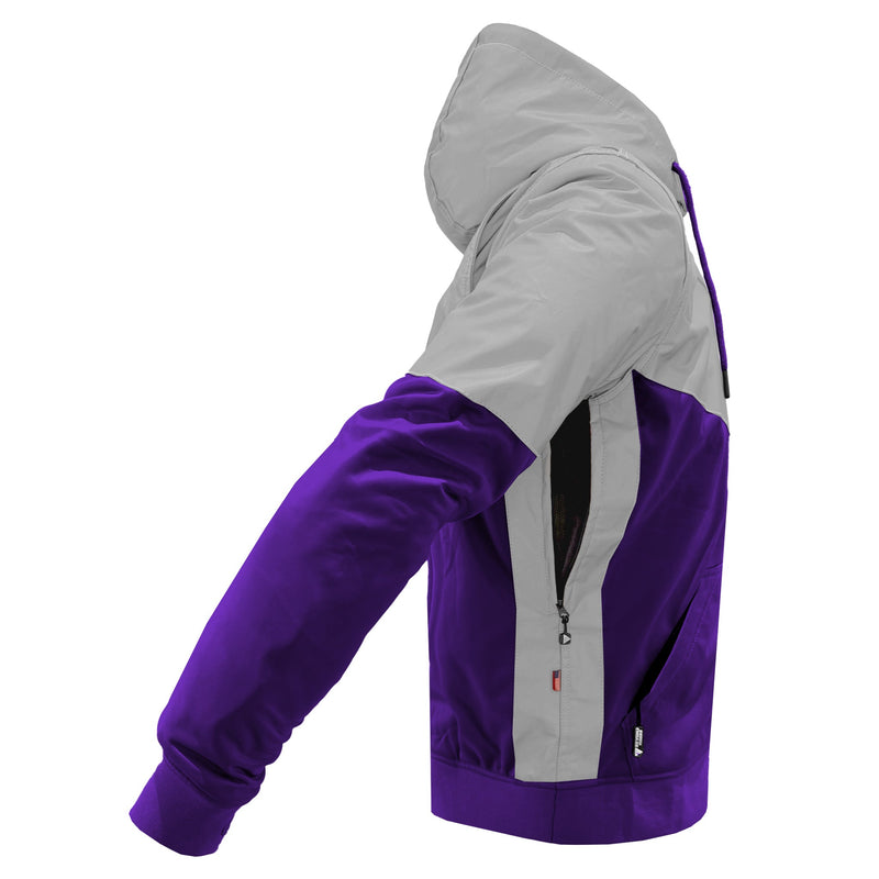 Load image into Gallery viewer, Ultra Reflective Hoodie Purple Eclipse
