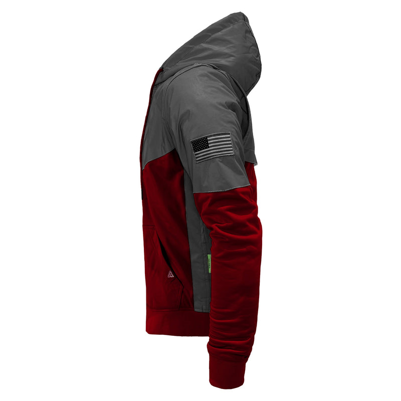 Load image into Gallery viewer, Ultra Reflective Hoodie Red Maroon Nebula