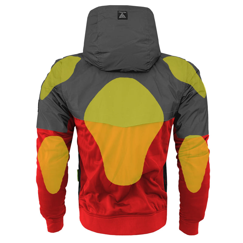 Load image into Gallery viewer, Ultra Reflective Hoodie Red Nebula with Pads