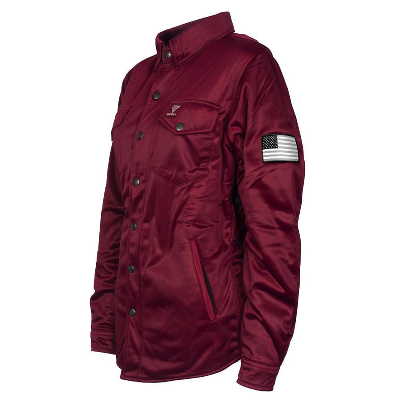 Load image into Gallery viewer, Ultra Protective Shirt for Women - Red Maroon Solid with Pads