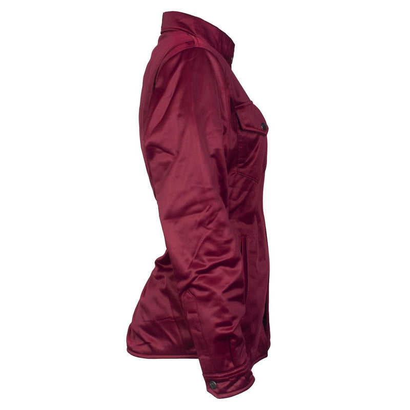 Load image into Gallery viewer, Ultra Protective Shirt for Women - Red Maroon Solid with Pads
