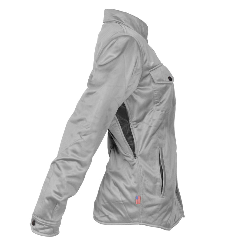 Load image into Gallery viewer, Ultra Protective Shirt for Women - Light Gray Solid