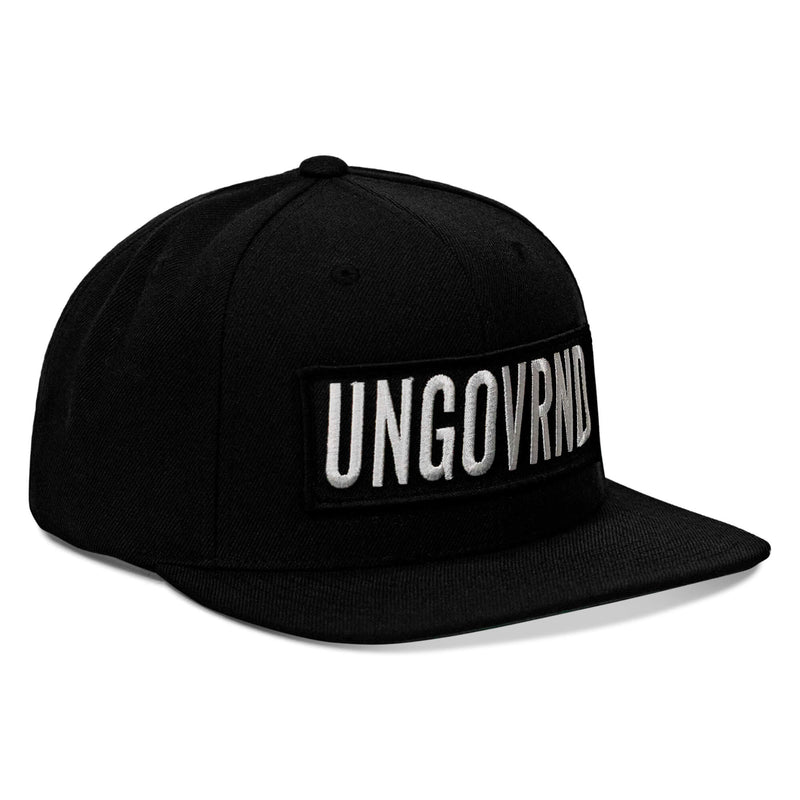 Load image into Gallery viewer, Ungovrnd Oversized Patch Flatbill SnapBack Hat