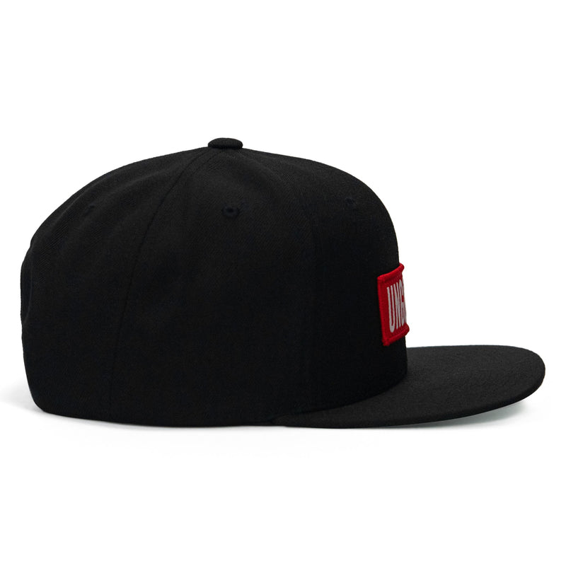 Load image into Gallery viewer, Ungovrnd Red Patch Flatbill SnapBack Hat