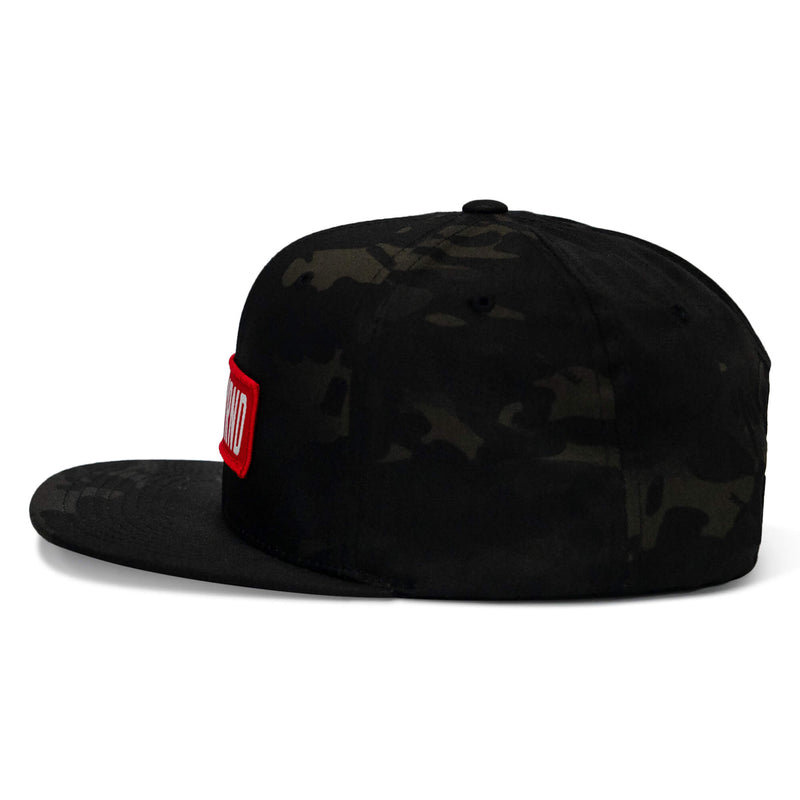 Load image into Gallery viewer, Ungovrnd Red Patch Flatbill SnapBack Hat