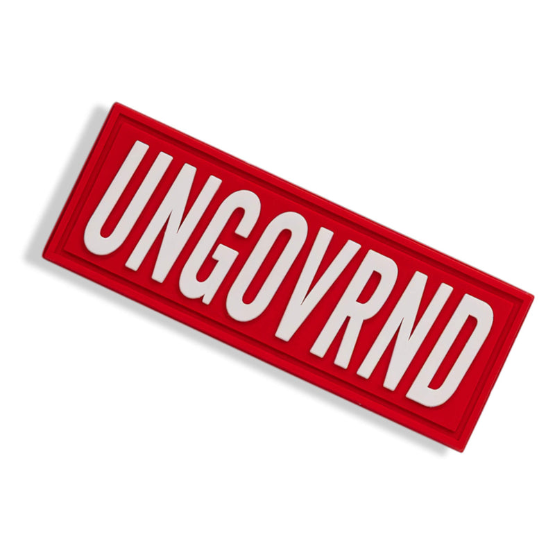 Load image into Gallery viewer, Ungovrnd Red PVC Patch