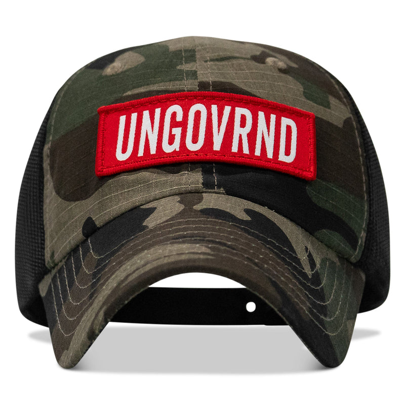 Load image into Gallery viewer, Ungovrnd Patch Tactical Ripstop Mesh Snapback Hat
