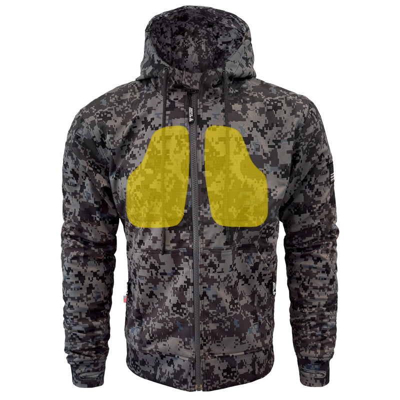 Load image into Gallery viewer, Protective SoftShell Unisex Camouflage Hoodie - “Devil Six”