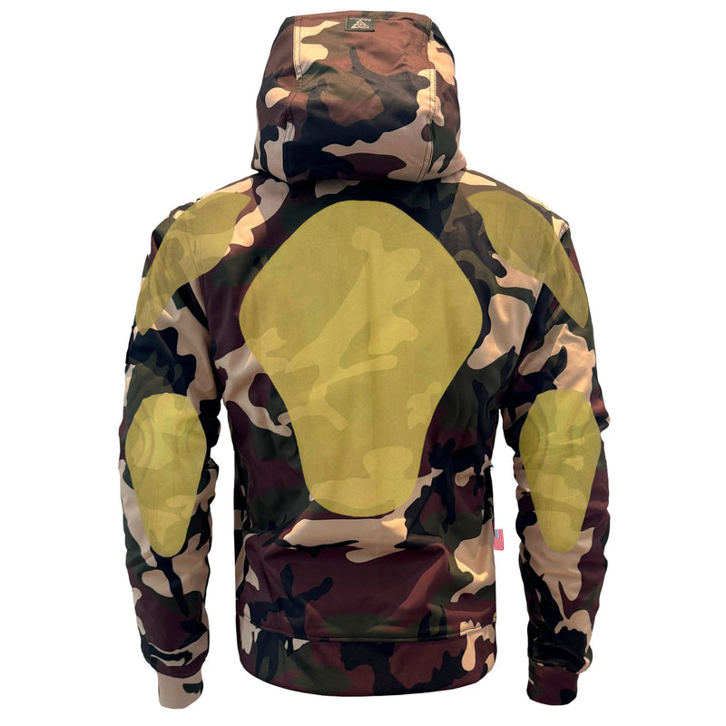 Load image into Gallery viewer, Protective SoftShell Unisex Camouflage Hoodie - “Knight Hawk” with Pads