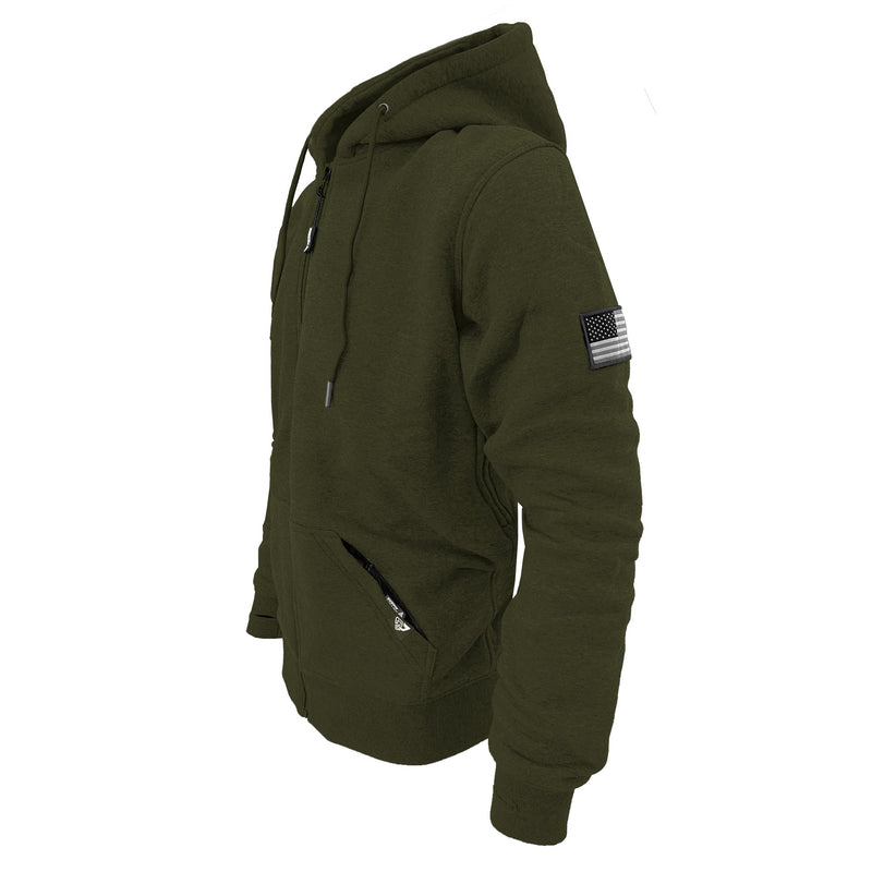 Load image into Gallery viewer, Protective Fleece Unisex Hoodie - Army Green