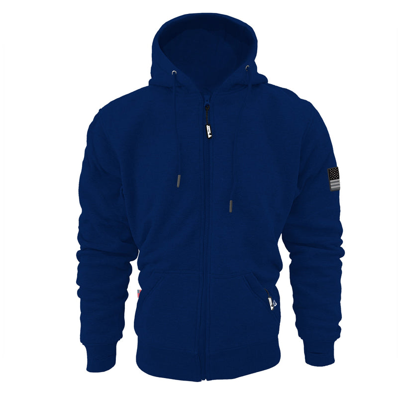 Load image into Gallery viewer, Protective Fleece Unisex Hoodie - Navy Blue