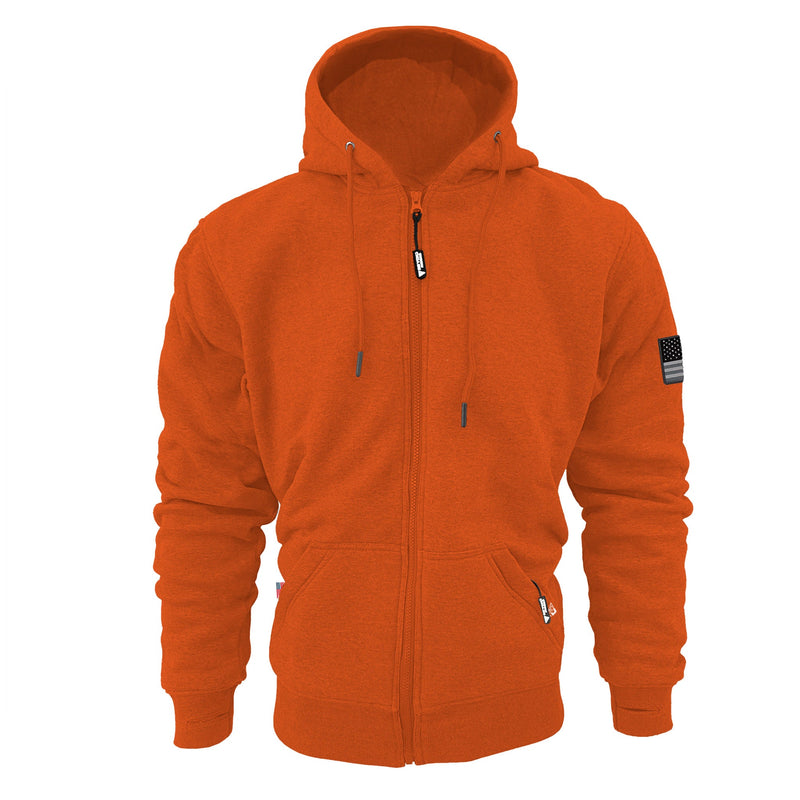 Load image into Gallery viewer, Protective Fleece Unisex Hoodie - Orange
