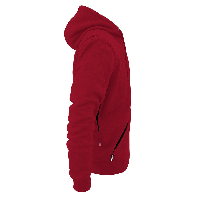 Load image into Gallery viewer, Protective Fleece Unisex Hoodie - Red Maroon
