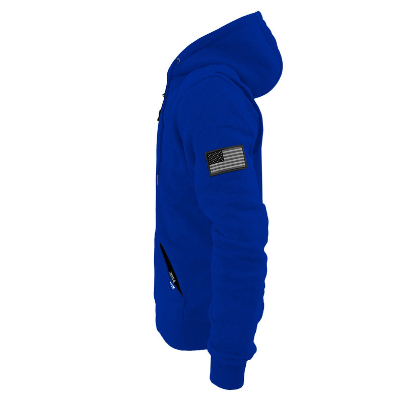Load image into Gallery viewer, Protective Fleece Unisex Hoodie - Royal Blue