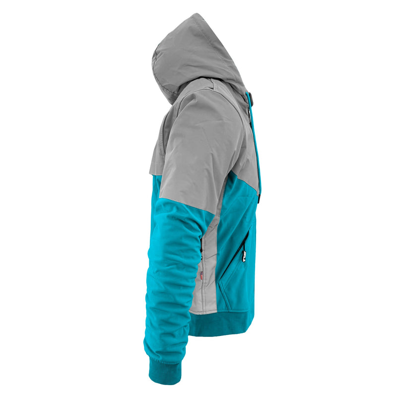 Load image into Gallery viewer, SoftShell Reflective Arctic Blue Eclipse Hoodie