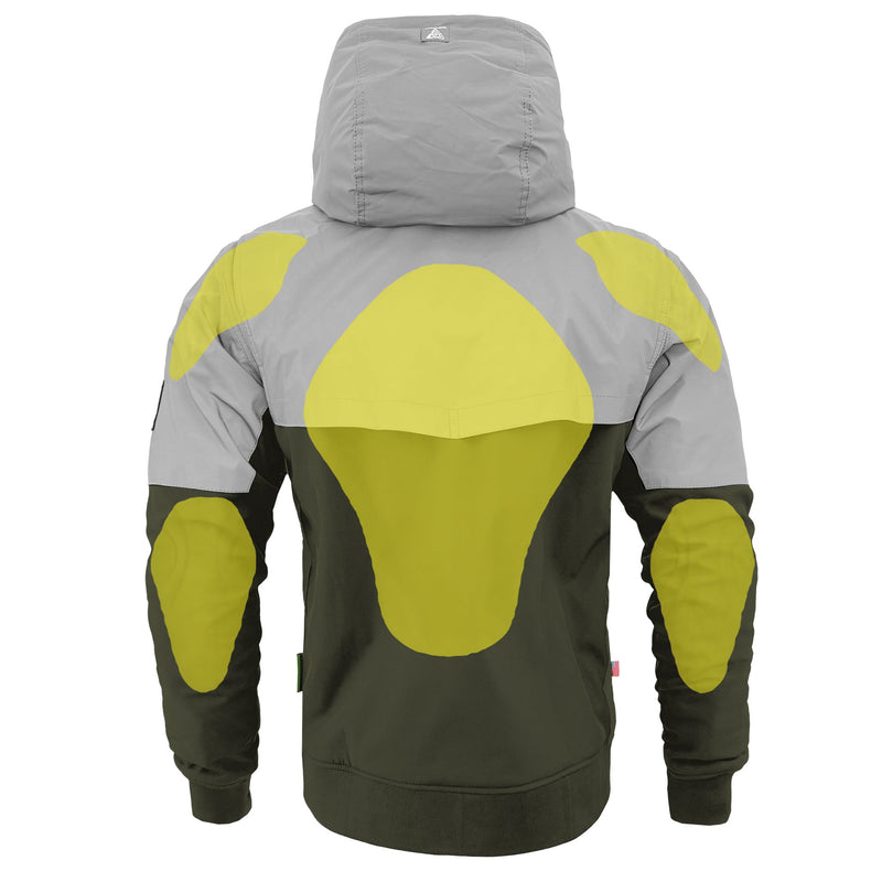 Load image into Gallery viewer, SoftShell Reflective Army Green Eclipse Hoodie