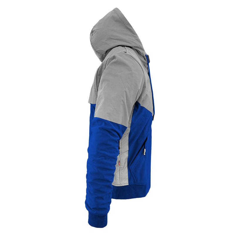 Load image into Gallery viewer, SoftShell Reflective Blue Eclipse Hoodie