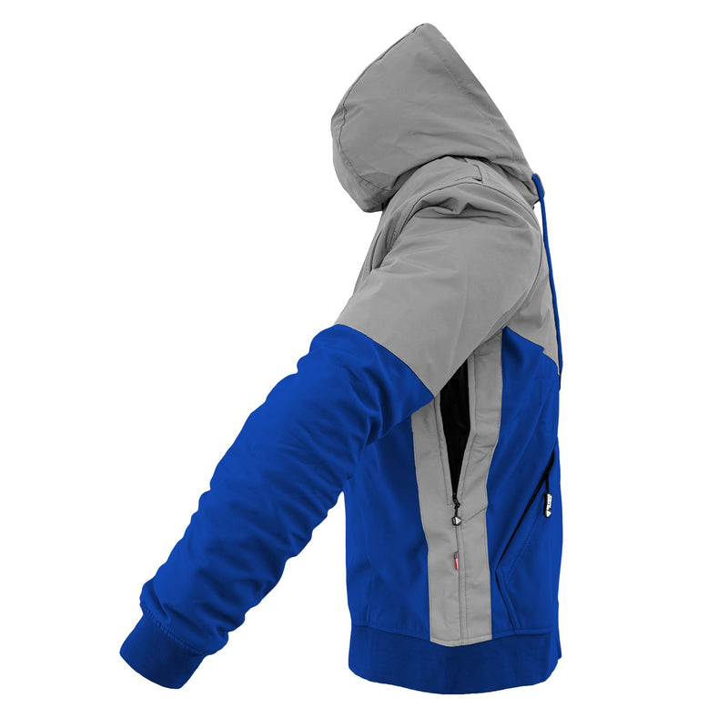Load image into Gallery viewer, SoftShell Reflective Blue Eclipse Hoodie