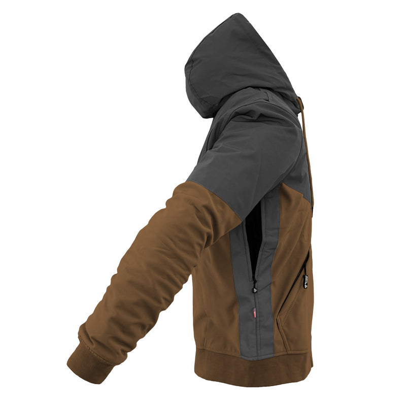 Load image into Gallery viewer, SoftShell Reflective Light Brown Nebula Hoodie