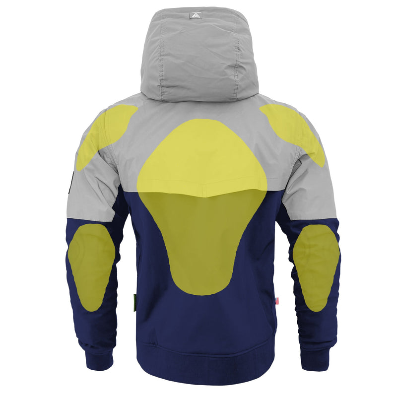 Load image into Gallery viewer, SoftShell Reflective Navy Blue Eclipse Hoodie