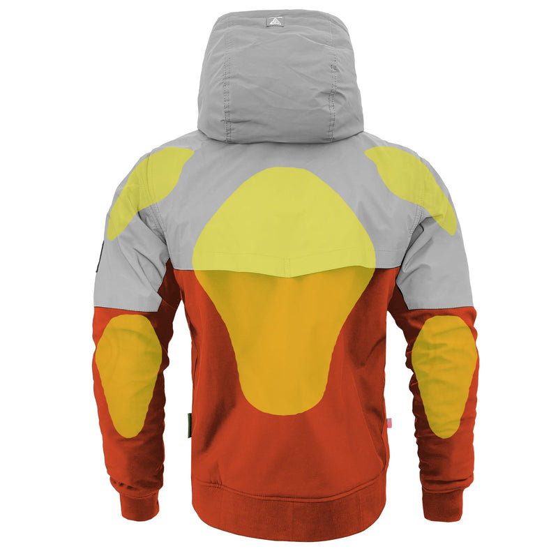 Load image into Gallery viewer, SoftShell Reflective Orange Eclipse Hoodie