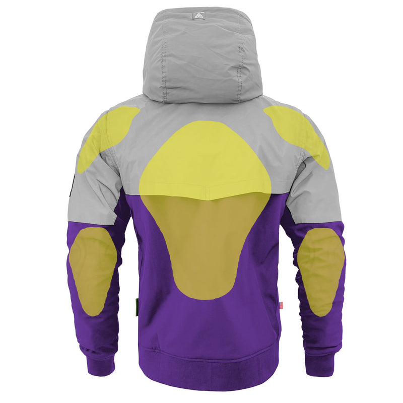 Load image into Gallery viewer, SoftShell Reflective Purple Eclipse Hoodie