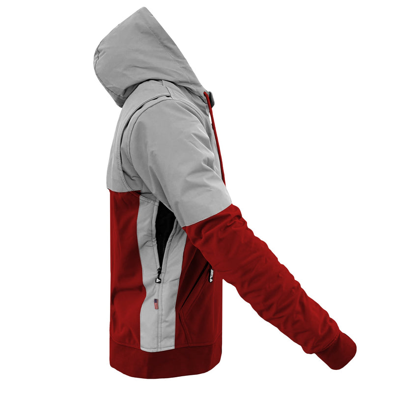 Load image into Gallery viewer, SoftShell Reflective Red Eclipse Hoodie
