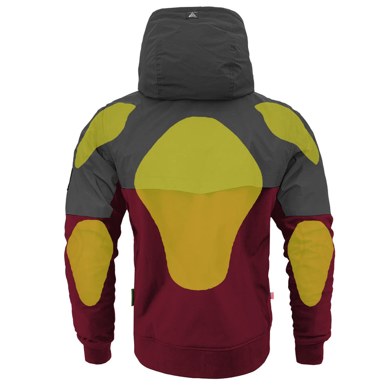 Load image into Gallery viewer, SoftShell Reflective Red Maroon Nebula Hoodie