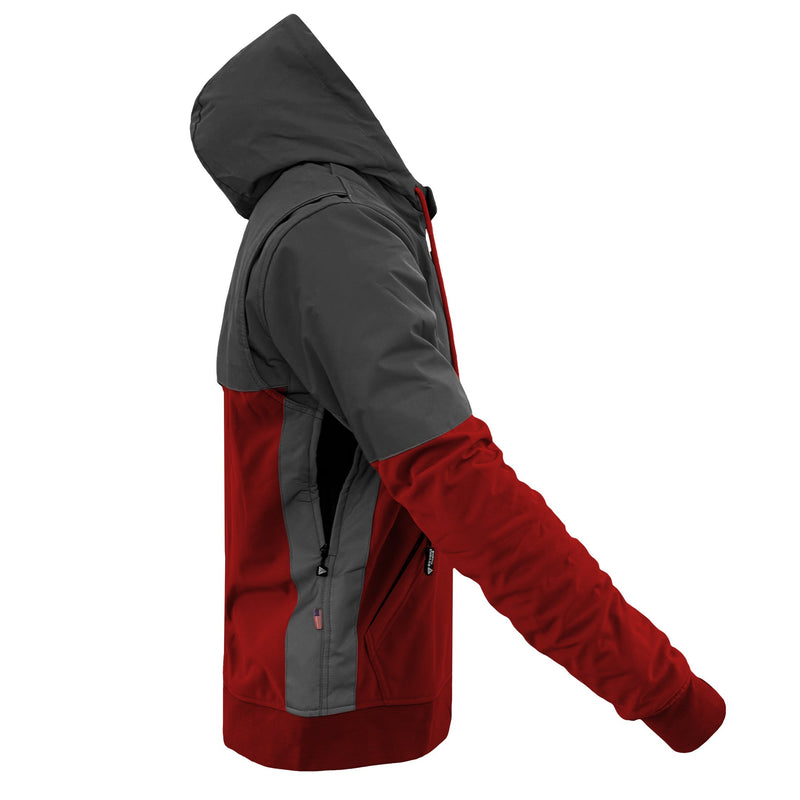 Load image into Gallery viewer, SoftShell Reflective Red Nebula Hoodie