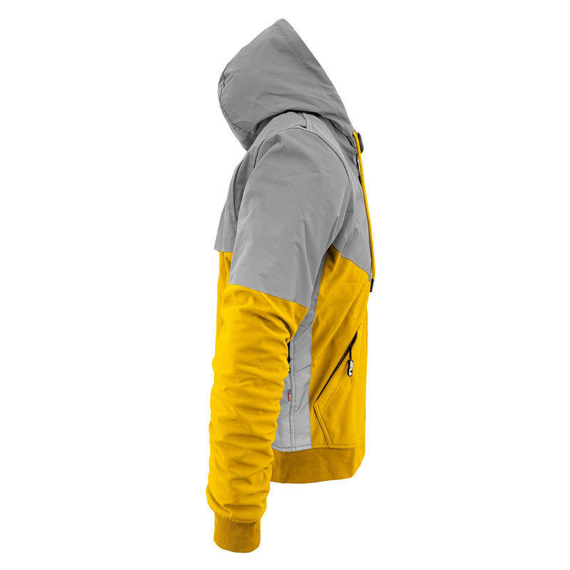 Load image into Gallery viewer, SoftShell Reflective Yellow Eclipse Hoodie