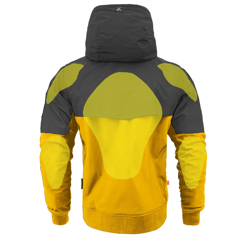 Load image into Gallery viewer, SoftShell Reflective Yellow Nebula Hoodie