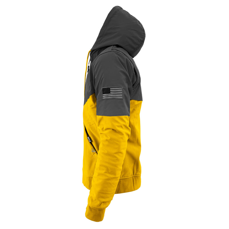 Load image into Gallery viewer, SoftShell Reflective Yellow Nebula Hoodie