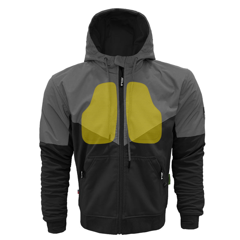 Load image into Gallery viewer, SoftShell Reflective "Nightfall Nebula" Hoodie - Black
