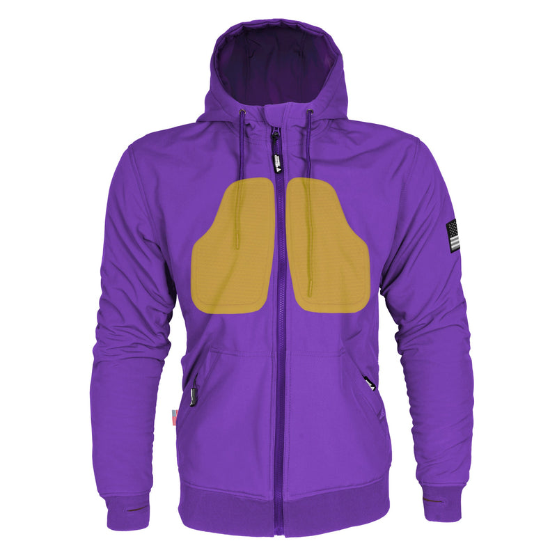Load image into Gallery viewer, Protective SoftShell Unisex Hoodie - Purple Matte