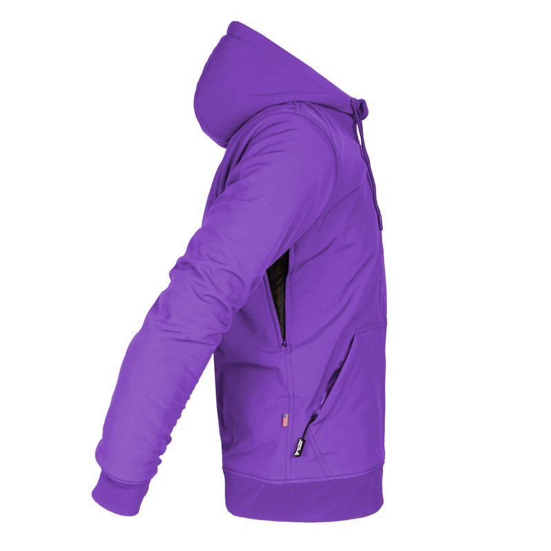 Load image into Gallery viewer, Protective SoftShell Unisex Hoodie - Purple Matte