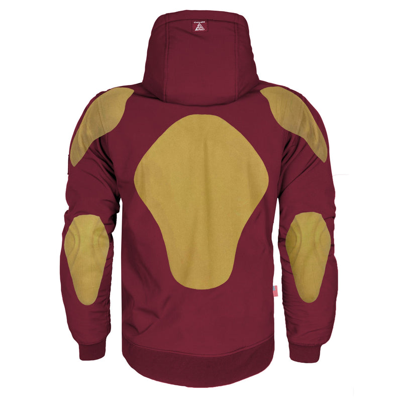 Load image into Gallery viewer, Protective SoftShell Unisex Hoodie - Red Maroon Matte