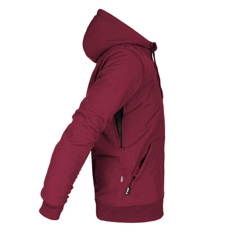Load image into Gallery viewer, Protective SoftShell Unisex Hoodie - Red Maroon Matte