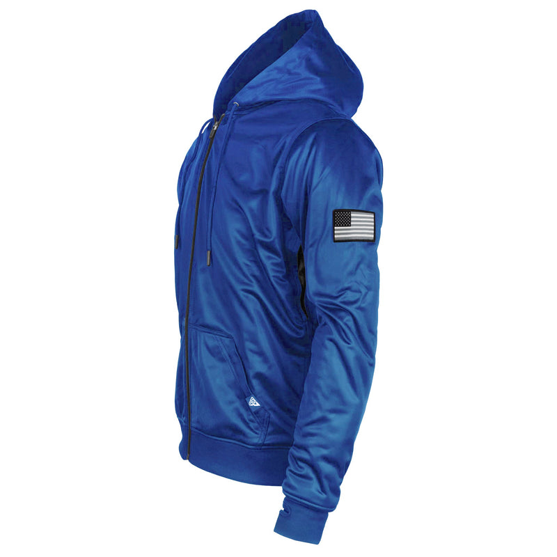 Load image into Gallery viewer, Blue Solid Ultra Protective Hoodie