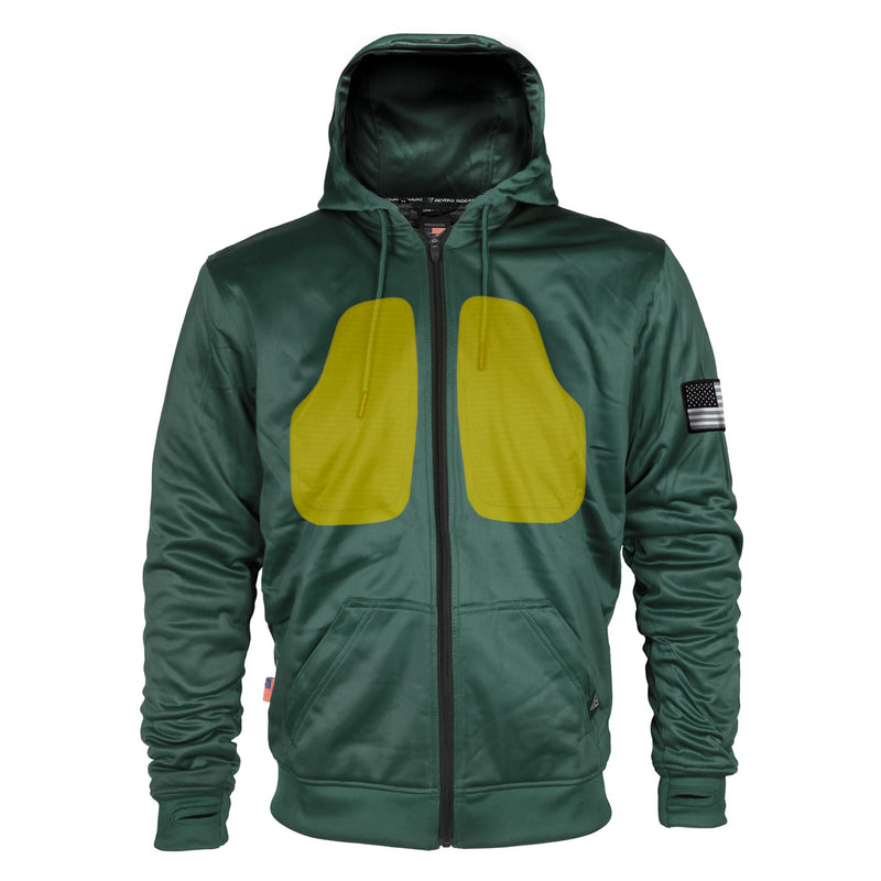 Load image into Gallery viewer, Dark Green Solid Ultra Protective Hoodie