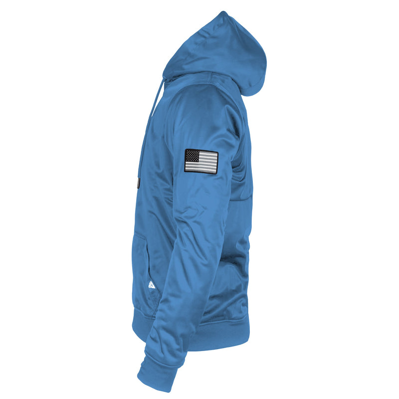 Load image into Gallery viewer, Sky Blue Solid Ultra Protective Hoodie with Pads