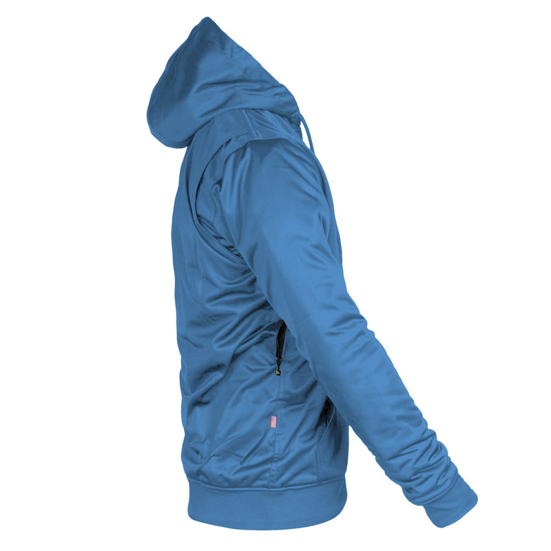 Load image into Gallery viewer, Sky Blue Solid Ultra Protective Hoodie with Pads