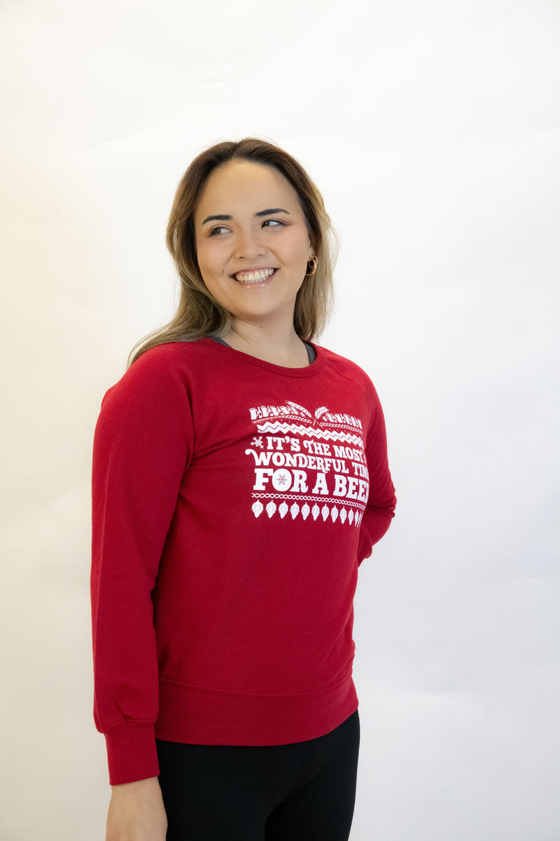 Load image into Gallery viewer, 1876 | The Most Wonderful Sweatshirt - Red *FINAL SALE*