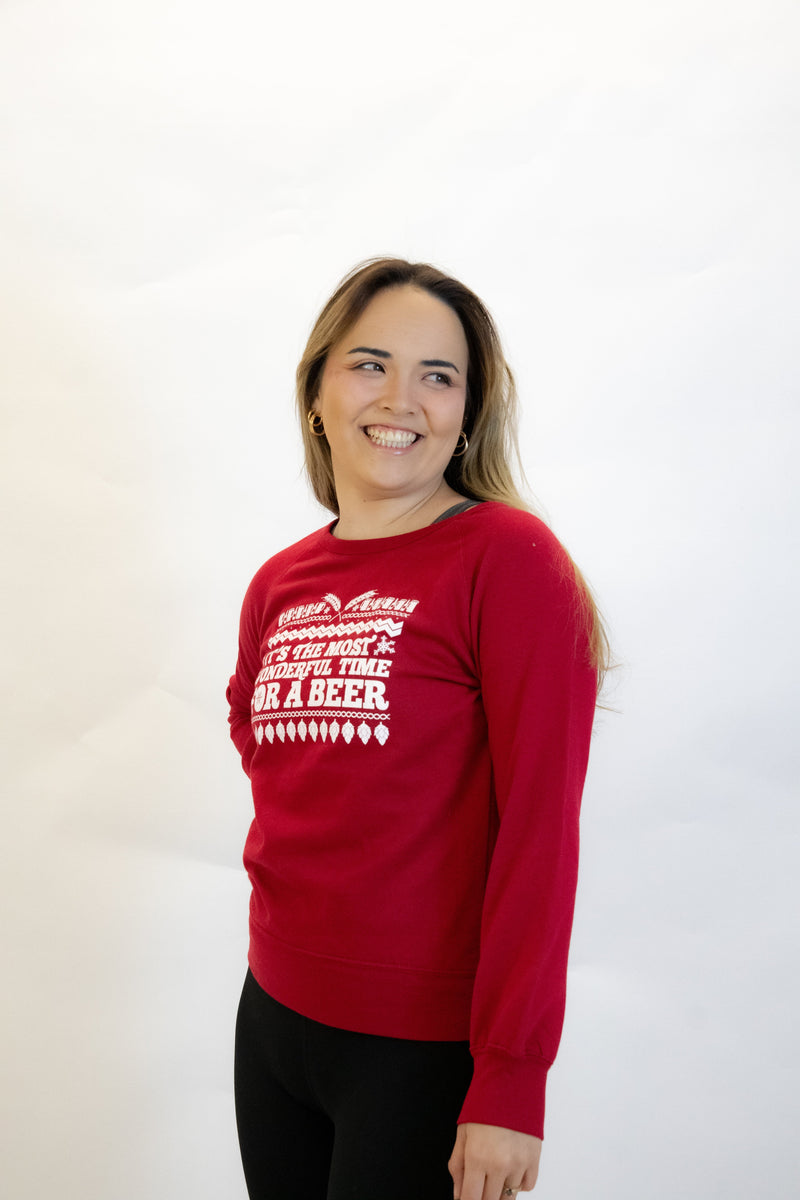 Load image into Gallery viewer, 1876 | The Most Wonderful Sweatshirt - Red *FINAL SALE*