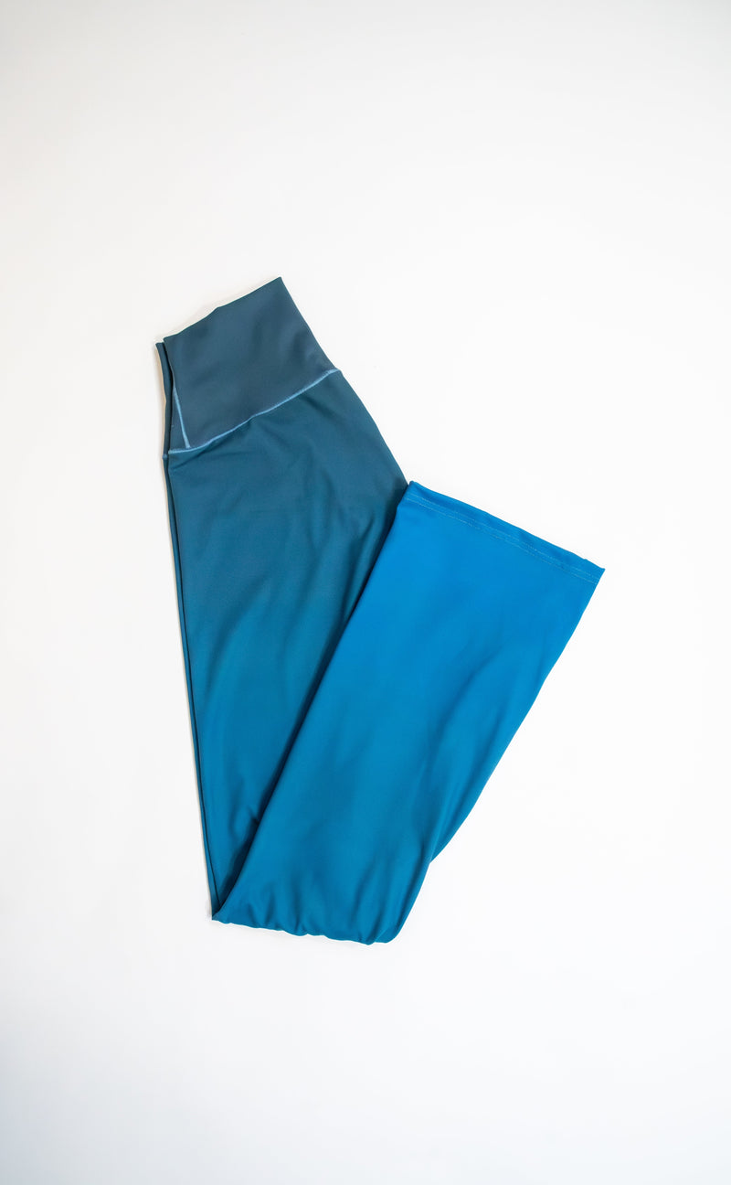 Load image into Gallery viewer, Blue Topaz Jewel Flare Pants