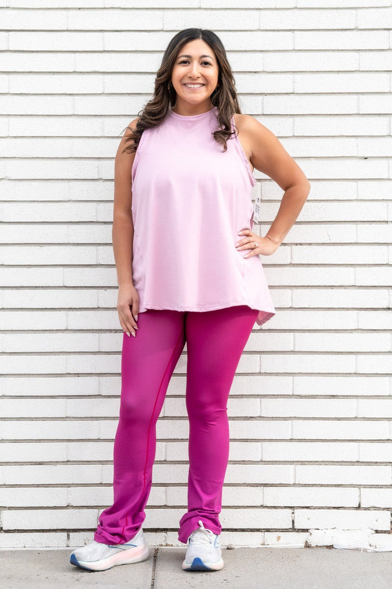 Load image into Gallery viewer, Pink Rhodonite Jewel Flare Pants